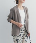 【アーバンリサーチ ドアーズ/URBAN RESEARCH DOORS】のノーカラージャケット 人気、トレンドファッション・服の通販 founy(ファニー) ファッション Fashion レディースファッション Fashion for Women アウター Coat / Outerwear Collection レディースジャケット・軽アウター Jackets ノーカラージャケット / シンプル上品コーデ Collarless Jackets 2026年 2026 シンプル Simple, Minimal ジャケット Jacket, Outerwear バランス Balance, Style Balance 夏 Summer S/S・春夏 SS, Spring/Summer, Warm Season 軽量 Lightweight, Ultra Light thumbnail ベージュ系その他|ID: prp329100004936392 ipo3291000000037042559