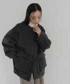 【ヘラム/hellam】のノーカラーブルゾン 人気、トレンドファッション・服の通販 founy(ファニー) ファッション Fashion レディースファッション Fashion for Women アウター Coat / Outerwear Collection ブルゾンジャケット・スポーティアウター Blouson Jackets ブルゾン Blouson, Bomber Jacket ミドル Middle Length, Mid Height thumbnail チャコールグレー|ID: prp329100004936397 ipo3291000000037042583