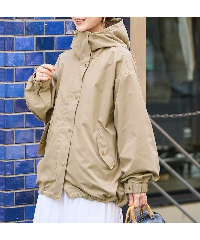 【フリークスストア/FREAK'S STORE】の限定展開 マウンテンパーカー インテリア・キッズ・メンズ・レディースファッション・服の通販 founy(ファニー) 　ファッション　Fashion　レディースファッション　Fashion for Women　トップス・カットソー　Cut & Sew Tops　レディースパーカー・カジュアルフーディー　Casual Hoodies & Sweatshirts　2026年　2026　おすすめ　Recommended / Our Picks　ドローコード　Drawcord, Drawstring Cord　パーカー　Hoodie, Parka　ビッグ　Big, Oversized　夏　Summer　S/S・春夏　SS, Spring/Summer, Warm Season　ベージュ|ID: prp329100004936409 ipo3291000000037042626