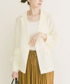 【アイテムズアーバンリサーチ/ITEMS URBAN RESEARCH】のドルマンシアージャケット 人気、トレンドファッション・服の通販 founy(ファニー) ファッション Fashion レディースファッション Fashion for Women アウター Coat / Outerwear Collection レディースジャケット・軽アウター Jackets 2026年 2026 カーディガン Cardigan, Knitwear シアー Sheer, See-Through ジャケット Jacket, Outerwear 夏 Summer S/S・春夏 SS, Spring/Summer, Warm Season thumbnail オフホワイト|ID: prp329100004936432 ipo3291000000037042728