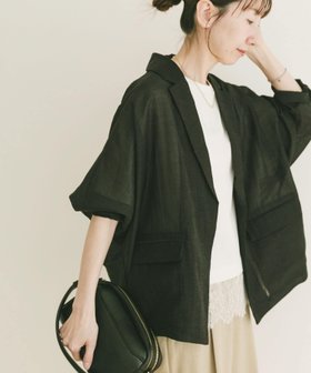 【アイテムズアーバンリサーチ/ITEMS URBAN RESEARCH】のドルマンシアージャケット 大人の最旬トレンドファッション＆コーディネート founy(ファウニー) ファッション Fashion レディースファッション Fashion for Women アウター Coat / Outerwear Collection レディースジャケット・軽アウター Jackets 2026年 2026 2026春夏・S/S Spring/Summer 2026 SS26 カーディガン Cardigan, Knitwear シアー Sheer, See-Through ジャケット Jacket, Outerwear 夏 Summer S/S・春夏 SS, Spring/Summer, Warm Season |ID:prp329100004936432