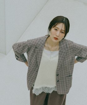 【グローバルワーク/GLOBAL WORK】のセミシアーテーラードジャケット/636255 大人の最旬トレンドファッション＆コーディネート founy(ファウニー) ファッション Fashion レディースファッション Fashion for Women アウター Coat / Outerwear Collection レディースジャケット・軽アウター Jackets テーラードジャケット / 通勤・きれいめスタイル Tailored Jackets & Blazers おすすめ Recommended / Our Picks アクセサリー Fashion Accessories インナー Innerwear キャミソール Camisole, Spaghetti Strap Top シアー Sheer, See-Through ジャケット Jacket, Outerwear スマート Smart, Elegant スラックス Slacks, Dress Pants タンク Tank Top, Sleeveless Top チェック Check, Plaid, Tartan デニム Denim, Jeans Material トレンド Trend, Trending Now ハーフ Half, Half-Length ボトム Bottoms, Lower Wear 夏 Summer 旅行 Travel 春 Spring S/S・春夏 SS, Spring/Summer, Warm Season ビジネス 仕事 通勤 Business / Work / Commuting |ID:prp329100004936433
