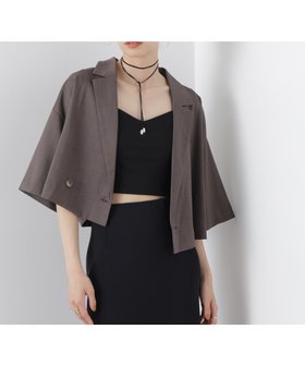 【ナノ ユニバース/nano universe】のショート丈ワイドジャケット(セットアップ可) 人気、トレンドファッション・服の通販 founy(ファニー) ファッション Fashion レディースファッション Fashion for Women アウター Coat / Outerwear Collection レディースジャケット・軽アウター Jackets サロペット Overalls, Salopette ショート Short, Short Length ジャケット Jacket, Outerwear スリーブ Sleeve, Long Sleeve / Short Sleeve セットアップ Set-Up, Coordinated Outfit ダブル Double, Double-Breasted ボトム Bottoms, Lower Wear ワイド Wide, Wide Fit アウトレット Outlet / Clearance おすすめ Recommended / Our Picks 2026年 2026 |ID:prp329100004936445