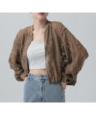 【レプシィム ローリーズファーム/LEPSIM LOWRYS FARM】の3Dレースギャザーブルゾン 人気、トレンドファッション・服の通販 founy(ファニー) ファッション Fashion レディースファッション Fashion for Women アウター Coat / Outerwear Collection ブルゾンジャケット・スポーティアウター Blouson Jackets ブルゾン Blouson, Bomber Jacket レース Lace, Lace Fabric thumbnail ブラウン55|ID: prp329100004936451 ipo3291000000037042820