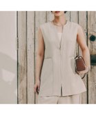 【レプシィム ローリーズファーム/LEPSIM LOWRYS FARM】の《リネンライクドライシリーズ》切り替えポケベスト 人気、トレンドファッション・服の通販 founy(ファニー) ファッション Fashion レディースファッション Fashion for Women アウター Coat / Outerwear Collection トップス・カットソー Cut & Sew Tops ベスト&ジレ / 重ね着スタイル Vests & Gilets おすすめ Recommended / Our Picks ギャザー Gathered, Ruffled セットアップ Set-Up, Coordinated Outfit フロント Front, Front Design ベスト Vest, Waistcoat ポケット Pocket, Pocket Detail ラップ Wrap, Wrap Design 人気 Popular, Best Seller thumbnail ライトベージュ52|ID: prp329100004936460 ipo3291000000037042860