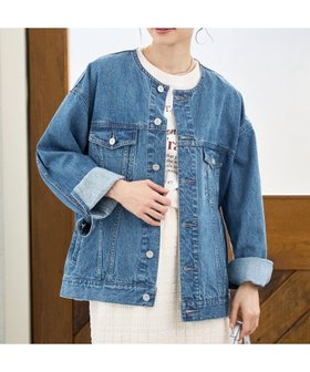 【コーエン/COEN】のノーカラーデニムジャケット 人気、トレンドファッション・服の通販 founy(ファニー) ファッション Fashion レディースファッション Fashion for Women アウター Coat / Outerwear Collection レディースジャケット・軽アウター Jackets デニムジャケット / カジュアルアウター Denim Jackets インナー Innerwear スニーカー Sneakers, Trainers セットアップ Set-Up, Coordinated Outfit デニム Denim, Jeans Material トレンド Trend, Trending Now 定番 Standard, Basic Item ベーシック Basic, Essential ポケット Pocket, Pocket Detail 羽織 Haori, Light Jacket 2026年 2026 |ID:prp329100004936494