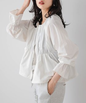 【ラジュール/Lajour】のキャンディスリーブギャザーブルゾン 人気、トレンドファッション・服の通販 founy(ファニー) ファッション Fashion レディースファッション Fashion for Women アウター Coat / Outerwear Collection ブルゾンジャケット・スポーティアウター Blouson Jackets ギャザー Gathered, Ruffled ショート Short, Short Length スリーブ Sleeve, Long Sleeve / Short Sleeve ドローコード Drawcord, Drawstring Cord バランス Balance, Style Balance ブルゾン Blouson, Bomber Jacket ボトム Bottoms, Lower Wear ワッシャー Washer, Crinkled Finish エレガント 上品 Elegant |ID:prp329100004936528