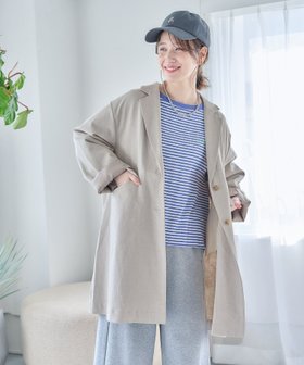 【スタディオ クリップ/studio CLIP】のコットンリネンツイルテーラードジャケット 人気、トレンドファッション・服の通販 founy(ファニー) ファッション Fashion レディースファッション Fashion for Women アウター Coat / Outerwear Collection レディースジャケット・軽アウター Jackets テーラードジャケット / 通勤・きれいめスタイル Tailored Jackets & Blazers おすすめ Recommended / Our Picks ショルダー Shoulder, Shoulder Strap デニム Denim, Jeans Material ドロップ Drop Shoulder, Dropped Style バランス Balance, Style Balance ルーズ Loose, Oversized ワイド Wide, Wide Fit 春 Spring |ID:prp329100004936542