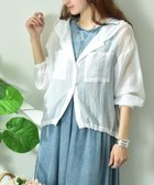 【インタープラネット/INTERPLANET】の【UV】シフォンワッシャーフード付シャツブルゾン 人気、トレンドファッション・服の通販 founy(ファニー) ファッション Fashion レディースファッション Fashion for Women アウター Coat / Outerwear Collection ブルゾンジャケット・スポーティアウター Blouson Jackets トップス・カットソー Cut & Sew Tops シャツ・ブラウス・オフィスカジュアル Elegant Blouses & Button-Ups シアー Sheer, See-Through テクスチャー Texture, Textured Fabric トレンド Trend, Trending Now フォルム Silhouette, Form ブルゾン Blouson, Bomber Jacket 人気 Popular, Best Seller 夏 Summer 春 Spring S/S・春夏 SS, Spring/Summer, Warm Season thumbnail オフホワイト|ID: prp329100004936568 ipo3291000000037043525