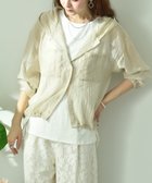 【インタープラネット/INTERPLANET】の【UV】シフォンワッシャーフード付シャツブルゾン 人気、トレンドファッション・服の通販 founy(ファニー) ファッション Fashion レディースファッション Fashion for Women アウター Coat / Outerwear Collection ブルゾンジャケット・スポーティアウター Blouson Jackets トップス・カットソー Cut & Sew Tops シャツ・ブラウス・オフィスカジュアル Elegant Blouses & Button-Ups シアー Sheer, See-Through テクスチャー Texture, Textured Fabric トレンド Trend, Trending Now フォルム Silhouette, Form ブルゾン Blouson, Bomber Jacket 人気 Popular, Best Seller 夏 Summer 春 Spring S/S・春夏 SS, Spring/Summer, Warm Season thumbnail ベージュ|ID: prp329100004936568 ipo3291000000037043528