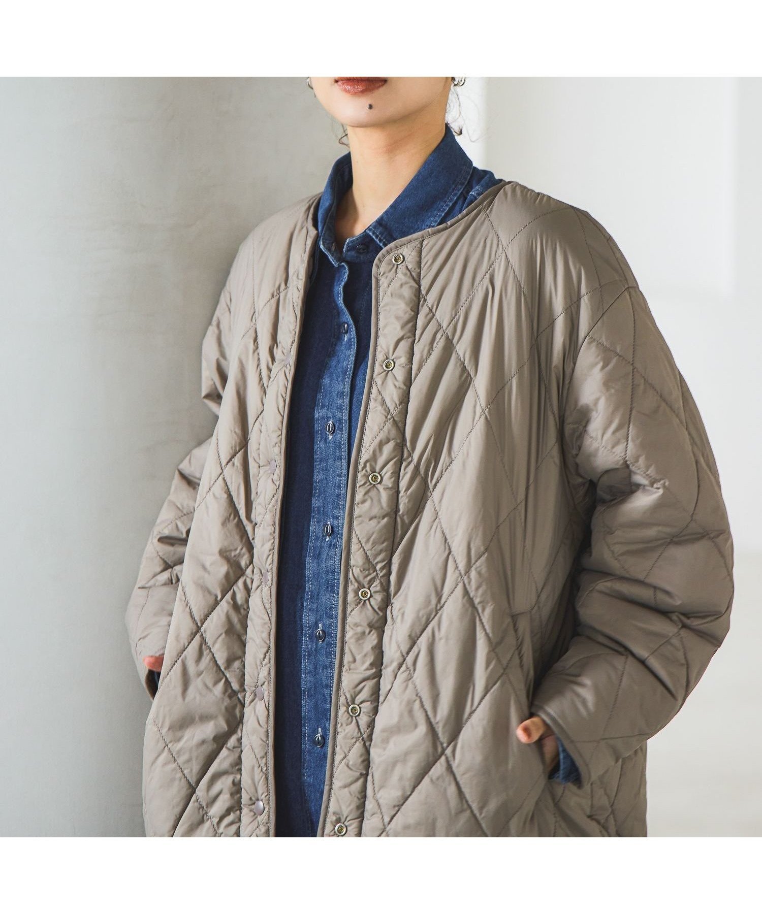 【スタディオ クリップ/studio CLIP】の【撥水加工・マシンウォッシャブル】リバーシブルキルトブルゾン インテリア・キッズ・メンズ・レディースファッション・服の通販 founy(ファニー) 　ファッション　Fashion　レディースファッション　Fashion for Women　アウター　Coat / Outerwear Collection　ブルゾンジャケット・スポーティアウター　Blouson Jackets　おすすめ　Recommended / Our Picks　キルティング　Quilted, Quilting　キルト　Quilt, Quilted Fabric　リバーシブル　Reversible, Two-Sided　洗える　Machine Washable　モカ59|ID: prp329100004936577 ipo3291000000037043583