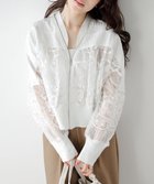 【ラジュール/Lajour】のシアーレース ショートブルゾン 人気、トレンドファッション・服の通販 founy(ファニー) ファッション Fashion レディースファッション Fashion for Women アウター Coat / Outerwear Collection ブルゾンジャケット・スポーティアウター Blouson Jackets シアー Sheer, See-Through ショート Short, Short Length シンプル Simple, Minimal スポーティ Sporty, Casual Athletic トレンド Trend, Trending Now ドッキング Docking, Mixed Material バランス Balance, Style Balance フロント Front, Front Design ブルゾン Blouson, Bomber Jacket ボタニカル Botanical, Floral Pattern レース Lace, Lace Fabric 2026年 2026 thumbnail ホワイト|ID: prp329100004936624 ipo3291000000037043894