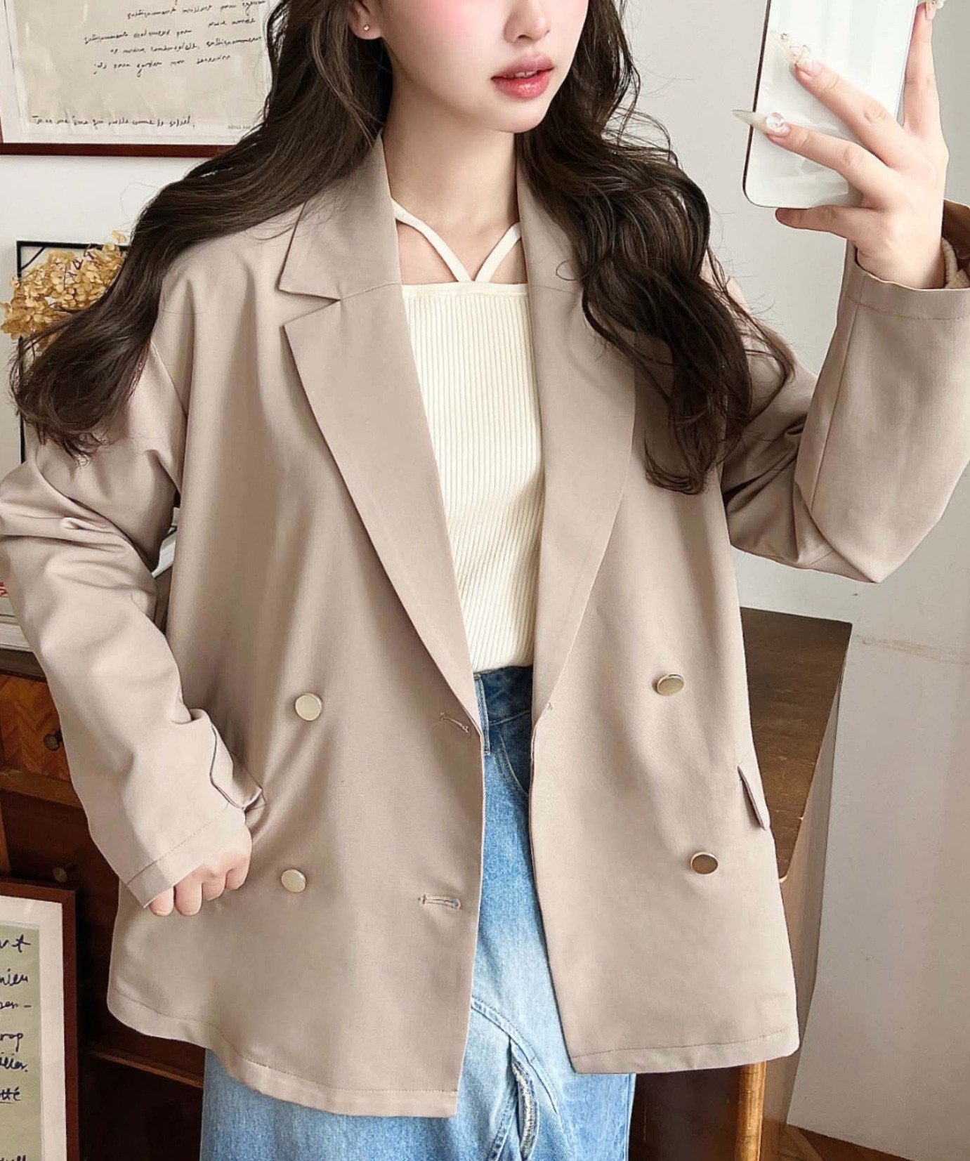 【モーメントプラス/moment+ / MEN】のマットゴールド釦ダブルテーラードジャケット インテリア・キッズ・メンズ・レディースファッション・服の通販 founy(ファニー) 　ファッション　Fashion　メンズファッション　Fashion for Men　秋　Autumn　クール　Cool, Chic　シューズ　Shoes, Footwear　ショート　Short, Short Length　シンプル　Simple, Minimal　ジャケット　Jacket, Outerwear　スタイリッシュ　Stylish, Fashionable　スラックス　Slacks, Dress Pants　ダウン　Down, Puffer　ダブル　Double, Double-Breasted　デニム　Denim, Jeans Material　トレンド　Trend, Trending Now　バレエ　Ballet, Ballet Style　フレア　Flare, Flared　ベーシック　Basic, Essential　ポケット　Pocket, Pocket Detail　マニッシュ　Mannish, Boyish　再入荷　Restock / Back in Stock　プチプライス・低価格　Affordable / Budget Price　おすすめ　Recommended / Our Picks　エレガント 上品　Elegant　ベージュ|ID: prp329100004936626 ipo3291000000037043907