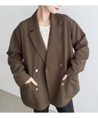 【モーメントプラス/moment+ / MEN】のマットゴールド釦ダブルテーラードジャケット 人気、トレンドファッション・服の通販 founy(ファニー) ファッション Fashion メンズファッション Fashion for Men 秋 Autumn クール Cool, Chic シューズ Shoes, Footwear ショート Short, Short Length シンプル Simple, Minimal ジャケット Jacket, Outerwear スタイリッシュ Stylish, Fashionable スラックス Slacks, Dress Pants ダウン Down, Puffer ダブル Double, Double-Breasted デニム Denim, Jeans Material トレンド Trend, Trending Now バレエ Ballet, Ballet Style フレア Flare, Flared ベーシック Basic, Essential ポケット Pocket, Pocket Detail マニッシュ Mannish, Boyish 再入荷 Restock / Back in Stock プチプライス・低価格 Affordable / Budget Price おすすめ Recommended / Our Picks エレガント 上品 Elegant thumbnail ブラウン|ID: prp329100004936626 ipo3291000000037043909