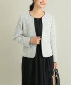 【アー ヴェー ヴェー/a.v.v】のカルゼストレッチツイードキーネックジャケット 人気、トレンドファッション・服の通販 founy(ファニー) ファッション Fashion レディースファッション Fashion for Women アウター Coat / Outerwear Collection レディースジャケット・軽アウター Jackets シルバー Silver, Metallic Silver シンプル Simple, Minimal ジャケット Jacket, Outerwear ストレッチ Stretch, Stretchy Fabric ツイード Twill, Twill Weave 人気 Popular, Best Seller パターン Pattern, Design Print 楽ちん Easy Fit, Comfortable 再入荷 Restock / Back in Stock おすすめ Recommended / Our Picks エレガント 上品 Elegant セレモニー Ceremony 入学式 Entrance Ceremony 卒業式 Graduation Ceremony ビジネス 仕事 通勤 Business / Work / Commuting thumbnail ベージュ|ID: prp329100004936633 ipo3291000000037043947