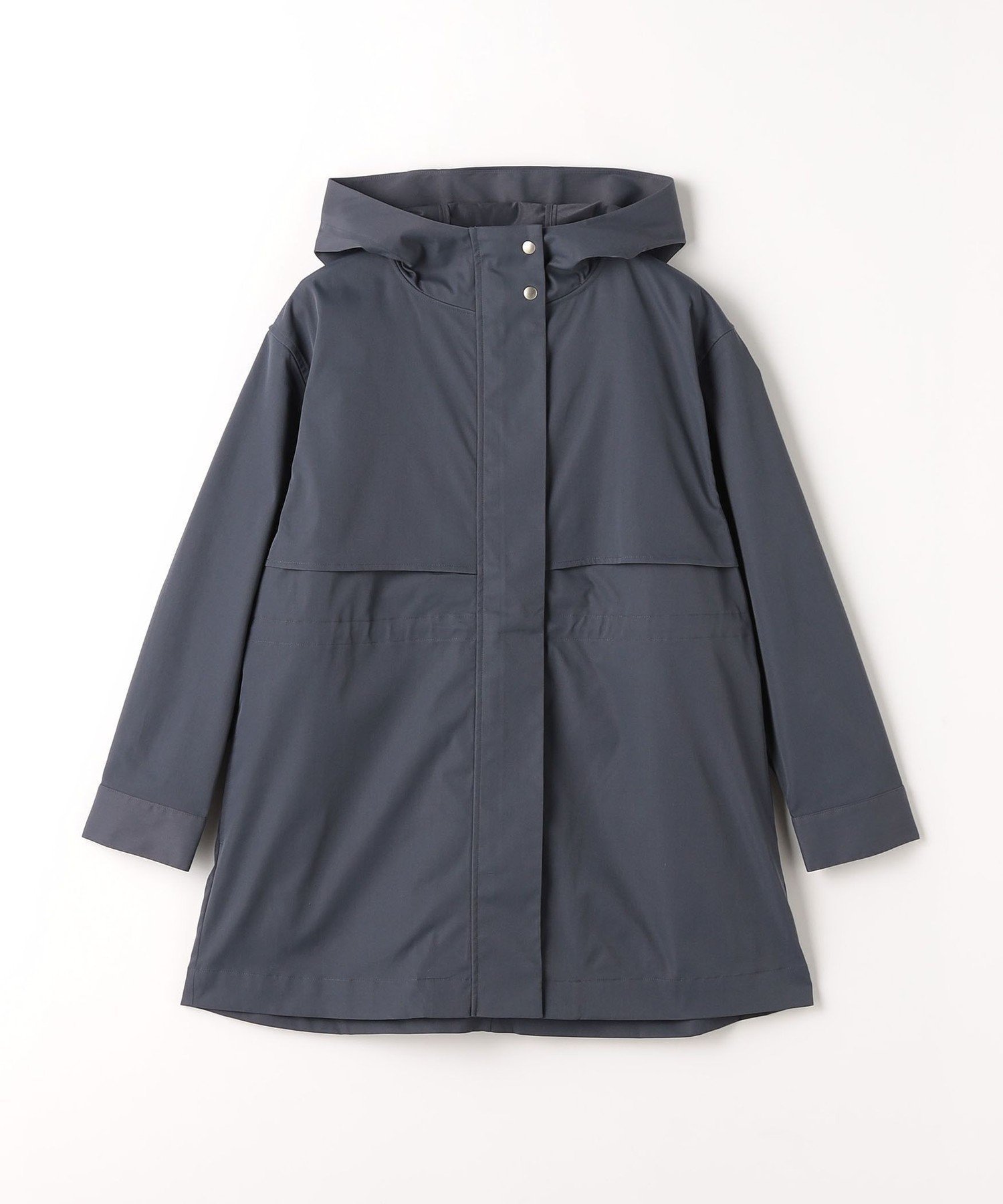 【ユナイテッドアローズ/UNITED ARROWS】のツイル ドロスト フードコート -はっ水- A DAY IN THE LIFE インテリア・キッズ・メンズ・レディースファッション・服の通販 founy(ファニー) 　ファッション　Fashion　レディースファッション　Fashion for Women　アウター　Coat / Outerwear Collection　コート・ロングコート・ピーコート　Long Coats, Peacoats & More　スポーツ　Sports, Activewear　ツイル　Twist, Twisted Detail　デニム　Denim, Jeans Material　ドット　Polka Dot, Dot Pattern　ドローコード　Drawcord, Drawstring Cord　定番　Standard, Basic Item　フェミニン　Feminine, Girly　フロント　Front, Front Design　ミックス　Mix, Mixed Style　ミドル　Middle Length, Mid Height　アウトレット　Outlet / Clearance　DK.GRAY|ID: prp329100004936637 ipo3291000000037043962