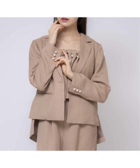 【ノエラ/Noela】のアシメテーラードジャケット 人気、トレンドファッション・服の通販 founy(ファニー) ファッション Fashion レディースファッション Fashion for Women アウター Coat / Outerwear Collection レディースジャケット・軽アウター Jackets テーラードジャケット / 通勤・きれいめスタイル Tailored Jackets & Blazers ジャケット Jacket, Outerwear トレンド Trend, Trending Now ポケット Pocket, Pocket Detail 春 Spring |ID:prp329100004936655