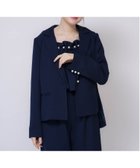 【ノエラ/Noela】のアシメテーラードジャケット ネイビー|ID: prp329100004936655 ipo3291000000037044043