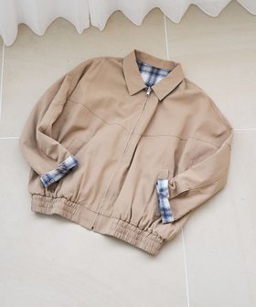 【コーエン/COEN】のリバーシブルチェックブルゾン(ベージュ) 人気、トレンドファッション・服の通販 founy(ファニー) ファッション Fashion レディースファッション Fashion for Women アウター Coat / Outerwear Collection ブルゾンジャケット・スポーティアウター Blouson Jackets 春 Spring キャンバス Canvas, Canvas Fabric コンビ Combo, Combination Style シンプル Simple, Minimal スウェット / スエット Sweatshirt, Sweatwear スニーカー Sneakers, Trainers チェック Check, Plaid, Tartan トレンド Trend, Trending Now バランス Balance, Style Balance ポケット Pocket, Pocket Detail 無地 Plain, Solid Color リバーシブル Reversible, Two-Sided ロング Long, Long-Length おすすめ Recommended / Our Picks 2026年 2026 |ID:prp329100004936665