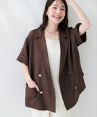 【ナチュラルクチュール/natural couture】の半袖サマーツイードテーラードジャケット 人気、トレンドファッション・服の通販 founy(ファニー) ファッション Fashion レディースファッション Fashion for Women アウター Coat / Outerwear Collection レディースジャケット・軽アウター Jackets テーラードジャケット / 通勤・きれいめスタイル Tailored Jackets & Blazers カットソー Cut and Sewn Top ダブル Double, Double-Breasted デニム Denim, Jeans Material トレンド Trend, Trending Now フェミニン Feminine, Girly 半袖 Short Sleeve, Half Sleeve リラックス Relax, Relaxed Fit レース Lace, Lace Fabric 再入荷 Restock / Back in Stock おすすめ Recommended / Our Picks エレガント 上品 Elegant 2026年 2026 thumbnail ブラウン|ID: prp329100004936686 ipo3291000000037044241