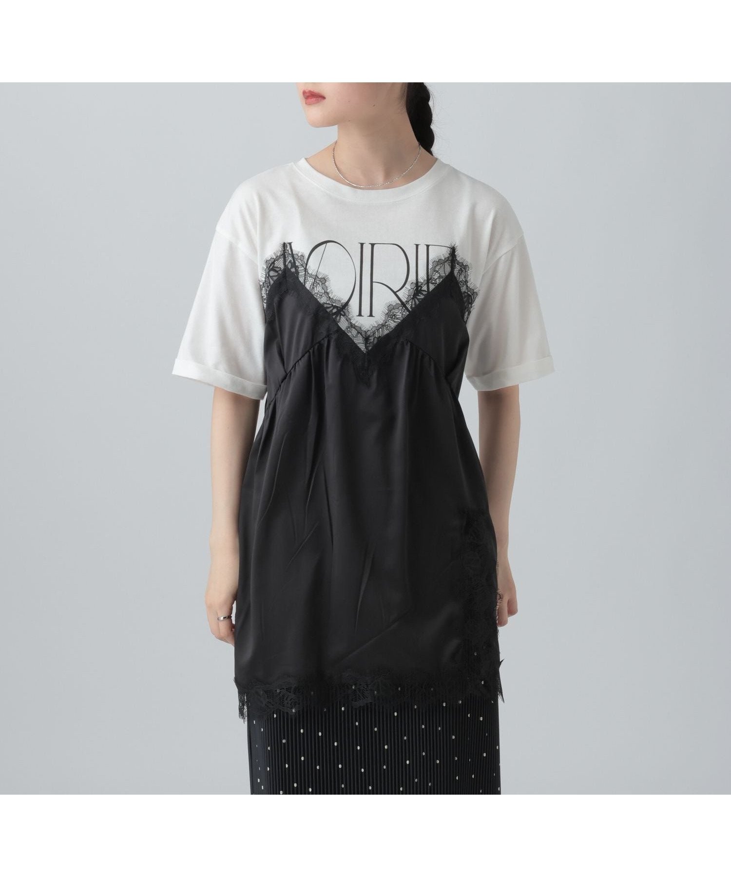 【レプシィム ローリーズファーム/LEPSIM LOWRYS FARM】のキャミドッキングプリントプルオーバー 人気、トレンドファッション・服の通販 founy(ファニー) 　ファッション　Fashion　レディースファッション　Fashion for Women　トップス・カットソー　Cut & Sew Tops　キャミソール&ノースリーブ　Camisoles & Sleeveless Tops　カジュアルプルオーバー・ニットトップス　Pullovers & Knit Tops / Casual Pullovers　おすすめ　Recommended / Our Picks　キャミソール　Camisole, Spaghetti Strap Top　トレンド　Trend, Trending Now　ドッキング　Docking, Mixed Material　ラップ　Wrap, Wrap Design　 other-1|ID: prp329100004936710 ipo3291000000037044409