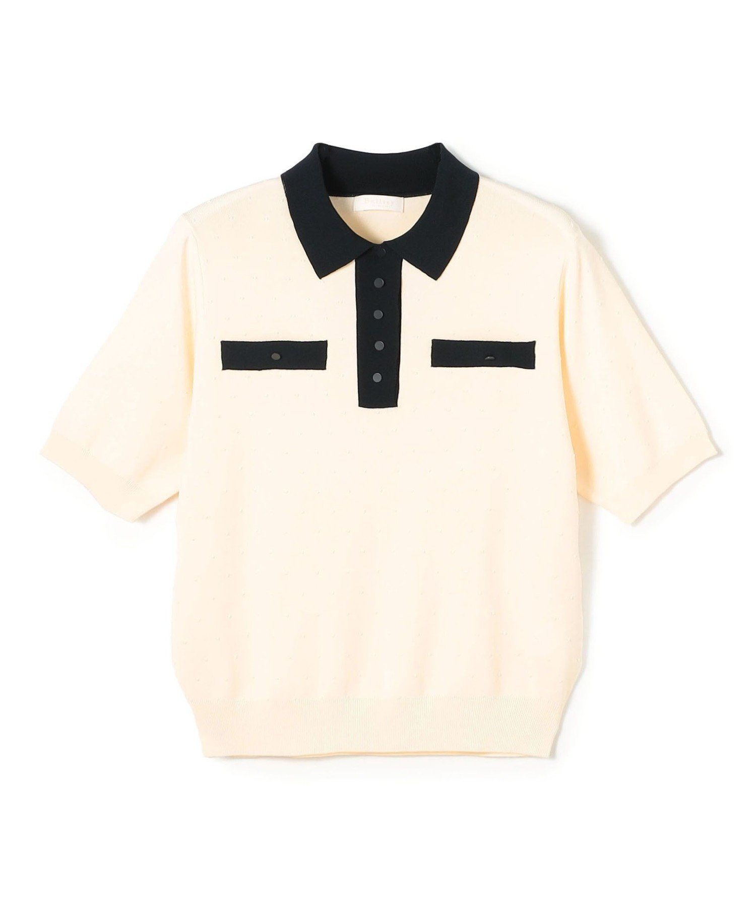 【トゥモローランド/TOMORROWLAND】のストレッチタックドット ポロプルオーバー インテリア・キッズ・メンズ・レディースファッション・服の通販 founy(ファニー) 　ファッション　Fashion　レディースファッション　Fashion for Women　トップス・カットソー　Cut & Sew Tops　カジュアルプルオーバー・ニットトップス　Pullovers & Knit Tops / Casual Pullovers　クラシカル　Classical, Vintage-Inspired　コンパクト　Compact, Small Size　スリーブ　Sleeve, Long Sleeve / Short Sleeve　ドット　Polka Dot, Dot Pattern　ハーフ　Half, Half-Length　ワイド　Wide, Wide Fit　エレガント 上品　Elegant　12 ホワイト系|ID: prp329100004936738 ipo3291000000037044680