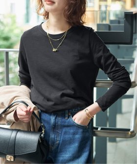 【スローブ イエナ/SLOBE IENA】のシアー天竺クルーネックロンTEE 人気、トレンドファッション・服の通販 founy(ファニー) ファッション Fashion レディースファッション Fashion for Women トップス・カットソー Cut & Sew Tops ロングTシャツ・Tシャツ Longline T-Shirts & Tees 2026年 2026 インナー Innerwear コンパクト Compact, Small Size シアー Sheer, See-Through |ID:prp329100004936739