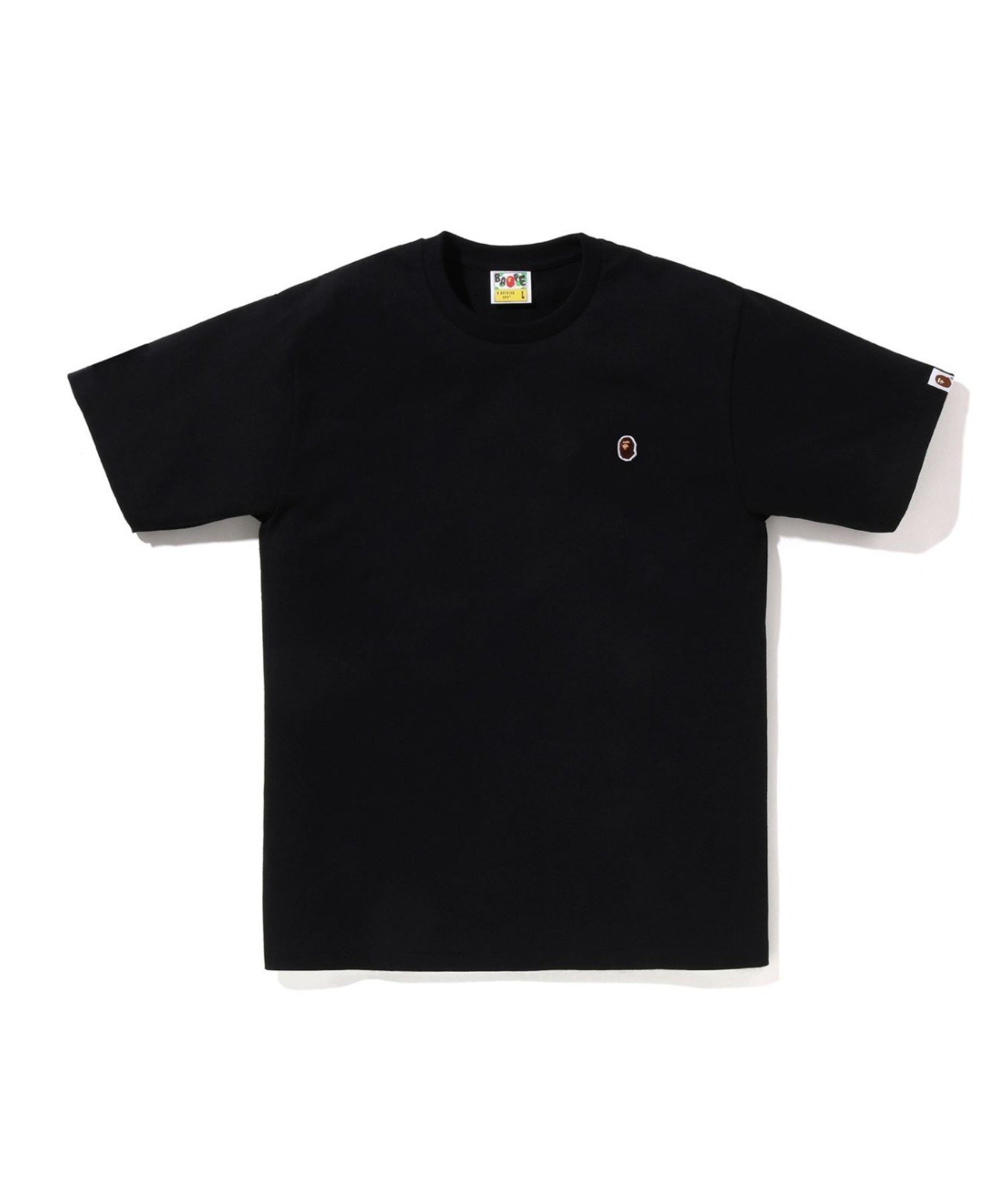 【ア ベイシング エイプ/A BATHING APE】のONE POINT TEE インテリア・キッズ・メンズ・レディースファッション・服の通販 founy(ファニー) 　ファッション　Fashion　レディースファッション　Fashion for Women　インナー　Innerwear　ショート　Short, Short Length　スリーブ　Sleeve, Long Sleeve / Short Sleeve　ワンポイント　One Point, Statement Accent　BLACK|ID: prp329100004936742 ipo3291000000037044712