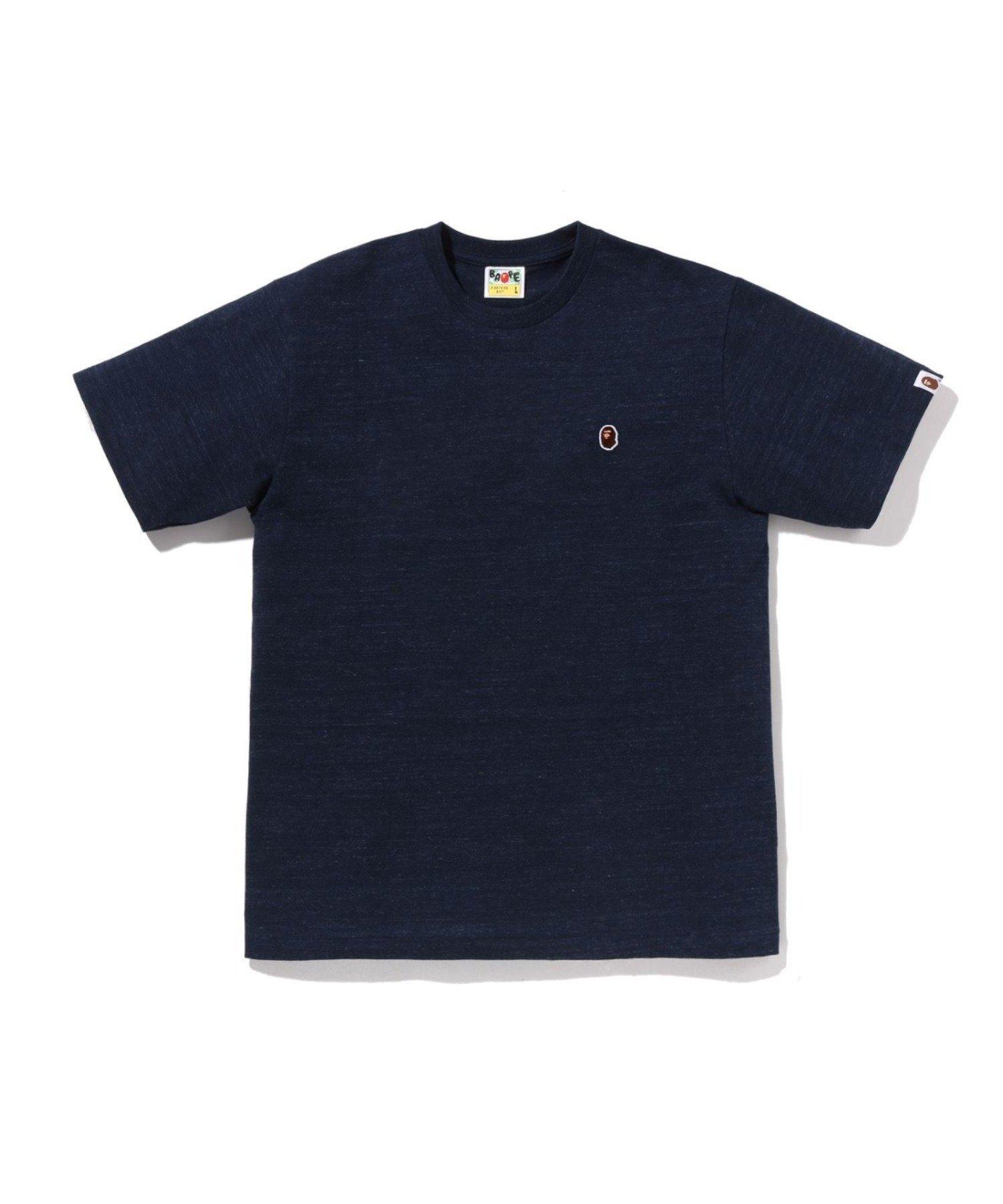 【ア ベイシング エイプ/A BATHING APE】のONE POINT TEE インテリア・キッズ・メンズ・レディースファッション・服の通販 founy(ファニー) 　ファッション　Fashion　レディースファッション　Fashion for Women　インナー　Innerwear　ショート　Short, Short Length　スリーブ　Sleeve, Long Sleeve / Short Sleeve　ワンポイント　One Point, Statement Accent　NAVY|ID: prp329100004936742 ipo3291000000037044719