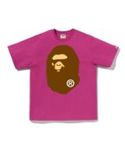 【ア ベイシング エイプ/A BATHING APE】のBIG APE HEAD TEE 人気、トレンドファッション・服の通販 founy(ファニー) ファッション Fashion レディースファッション Fashion for Women インナー Innerwear グラフィック Graphic, Graphic Design ショート Short, Short Length スリーブ Sleeve, Long Sleeve / Short Sleeve フロント Front, Front Design プリント Print, Printed Pattern ラバー Rubber, Rubber Sole thumbnail PINK|ID: prp329100004936745 ipo3291000000037044752