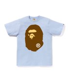 【ア ベイシング エイプ/A BATHING APE】のBIG APE HEAD TEE 人気、トレンドファッション・服の通販 founy(ファニー) ファッション Fashion レディースファッション Fashion for Women インナー Innerwear グラフィック Graphic, Graphic Design ショート Short, Short Length スリーブ Sleeve, Long Sleeve / Short Sleeve フロント Front, Front Design プリント Print, Printed Pattern ラバー Rubber, Rubber Sole thumbnail SAX|ID: prp329100004936745 ipo3291000000037044754