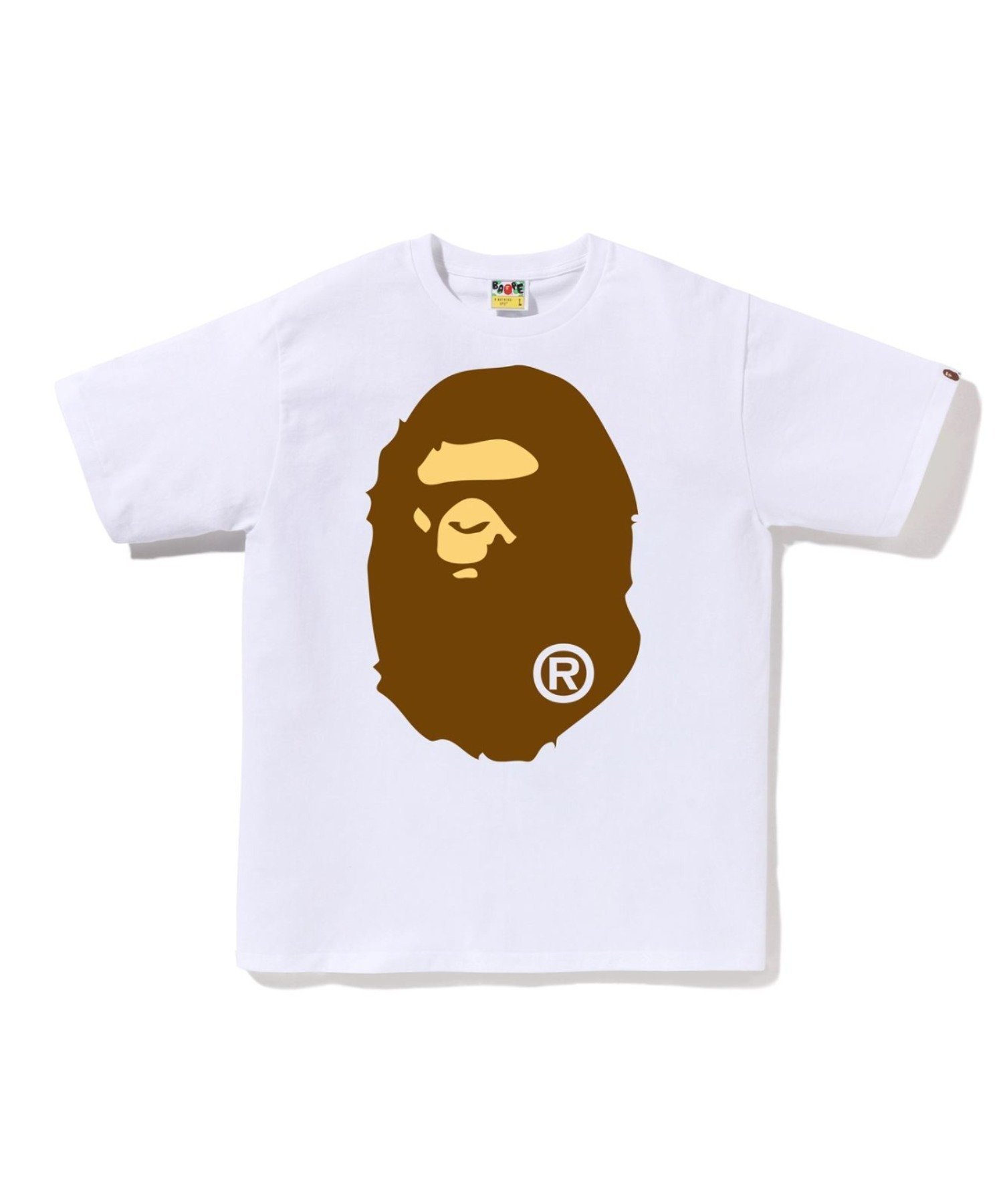 【ア ベイシング エイプ/A BATHING APE】のBIG APE HEAD TEE インテリア・キッズ・メンズ・レディースファッション・服の通販 founy(ファニー) 　ファッション　Fashion　レディースファッション　Fashion for Women　インナー　Innerwear　グラフィック　Graphic, Graphic Design　ショート　Short, Short Length　スリーブ　Sleeve, Long Sleeve / Short Sleeve　フロント　Front, Front Design　プリント　Print, Printed Pattern　ラバー　Rubber, Rubber Sole　WHITE|ID: prp329100004936745 ipo3291000000037044756