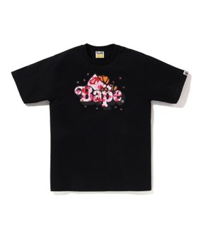 【ア ベイシング エイプ/A BATHING APE】のABC SAKURA CAMO MILO ON BAPE TEE 人気、トレンドファッション・服の通販 founy(ファニー) ファッション Fashion レディースファッション Fashion for Women インナー Innerwear グラフィック Graphic, Graphic Design ショート Short, Short Length スリーブ Sleeve, Long Sleeve / Short Sleeve フロント Front, Front Design プリント Print, Printed Pattern ラバー Rubber, Rubber Sole 夏 Summer 春 Spring S/S・春夏 SS, Spring/Summer, Warm Season |ID:prp329100004936754