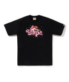 【ア ベイシング エイプ/A BATHING APE】のABC SAKURA CAMO MILO ON BAPE TEE 人気、トレンドファッション・服の通販 founy(ファニー) ファッション Fashion レディースファッション Fashion for Women インナー Innerwear グラフィック Graphic, Graphic Design ショート Short, Short Length スリーブ Sleeve, Long Sleeve / Short Sleeve フロント Front, Front Design プリント Print, Printed Pattern ラバー Rubber, Rubber Sole 夏 Summer 春 Spring S/S・春夏 SS, Spring/Summer, Warm Season thumbnail BLACK|ID: prp329100004936754 ipo3291000000037044794