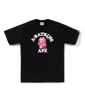 【ア ベイシング エイプ/A BATHING APE】のSAKURA COLLEGE TEE 人気、トレンドファッション・服の通販 founy(ファニー) ファッション Fashion レディースファッション Fashion for Women インナー Innerwear ショート Short, Short Length スリーブ Sleeve, Long Sleeve / Short Sleeve フロント Front, Front Design プリント Print, Printed Pattern ラバー Rubber, Rubber Sole 夏 Summer 春 Spring S/S・春夏 SS, Spring/Summer, Warm Season |ID:prp329100004936757