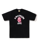 【ア ベイシング エイプ/A BATHING APE】のSAKURA COLLEGE TEE 人気、トレンドファッション・服の通販 founy(ファニー) ファッション Fashion レディースファッション Fashion for Women インナー Innerwear ショート Short, Short Length スリーブ Sleeve, Long Sleeve / Short Sleeve フロント Front, Front Design プリント Print, Printed Pattern ラバー Rubber, Rubber Sole 夏 Summer 春 Spring S/S・春夏 SS, Spring/Summer, Warm Season thumbnail BLACK|ID: prp329100004936757 ipo3291000000037044805