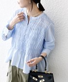 【シップス フォー ウィメン/SHIPS】の【WEB限定】SHIPS any 洗濯機可能 シアー シャーリング プチフリル ペプラム ブラウス 人気、トレンドファッション・服の通販 founy(ファニー) ファッション Fashion レディースファッション Fashion for Women トップス・カットソー Cut & Sew Tops シャツ・ブラウス・オフィスカジュアル Elegant Blouses & Button-Ups イエロー Yellow インナー Innerwear 洗える Machine Washable キャミソール Camisole, Spaghetti Strap Top シアー Sheer, See-Through シャーリング Shirring, Ruched スキッパー Skipper, Open Collar タートルネック Turtleneck, High Neck ダウン Down, Puffer デニム Denim, Jeans Material フェミニン Feminine, Girly フラット Flat, Flat Shoes ペプラム Peplum, Flared Hem ロング Long, Long-Length おすすめ Recommended / Our Picks 2026年 2026 thumbnail ライトブルー|ID: prp329100004936786 ipo3291000000037045035