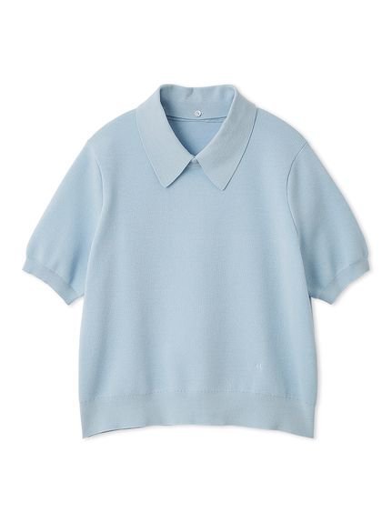 【ミラオーウェン/Mila Owen】の【WEB限定カラー】2WAY衿取り外しポロニットプルオーバー インテリア・キッズ・メンズ・レディースファッション・服の通販 founy(ファニー) 　ファッション　Fashion　レディースファッション　Fashion for Women　トップス・カットソー　Cut & Sew Tops　ニット　Knit Tops & Sweaters　カジュアルプルオーバー・ニットトップス　Pullovers & Knit Tops / Casual Pullovers　春　Spring　コンパクト　Compact, Small Size　シンプル　Simple, Minimal　スマート　Smart, Elegant　人気　Popular, Best Seller　バランス　Balance, Style Balance　LBLU[081]|ID: prp329100004936793 ipo3291000000037045079