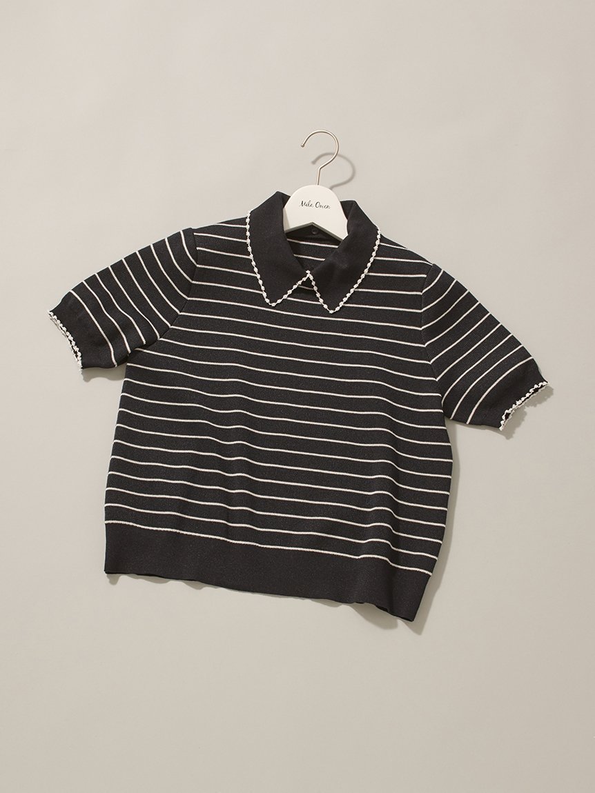 【ミラオーウェン/Mila Owen】の【WEB限定カラー】2WAY衿取り外しポロニットプルオーバー インテリア・キッズ・メンズ・レディースファッション・服の通販 founy(ファニー) 　ファッション　Fashion　レディースファッション　Fashion for Women　トップス・カットソー　Cut & Sew Tops　ニット　Knit Tops & Sweaters　カジュアルプルオーバー・ニットトップス　Pullovers & Knit Tops / Casual Pullovers　春　Spring　コンパクト　Compact, Small Size　シンプル　Simple, Minimal　スマート　Smart, Elegant　人気　Popular, Best Seller　バランス　Balance, Style Balance　NVY[089]|ID: prp329100004936793 ipo3291000000037045081