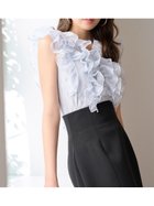 【スナイデル/SNIDEL】の【WEB限定カラーあり】ノースリフリルブラウス 人気、トレンドファッション・服の通販 founy(ファニー) ファッション Fashion レディースファッション Fashion for Women トップス・カットソー Cut & Sew Tops シャツ・ブラウス・オフィスカジュアル Elegant Blouses & Button-Ups インナー Innerwear ウェーブ Wavy Pattern 今季 This Season, Current Season シアー Sheer, See-Through ストレート Straight, Straight Cut スマート Smart, Elegant トレンド Trend, Trending Now ドット Polka Dot, Dot Pattern 人気 Popular, Best Seller フィット Fit, Slim Fit フリル Frill, Ruffle ミックス Mix, Mixed Style 無地 Plain, Solid Color ラベンダー Lavender リボン Ribbon, Bow ロマンティック Romantic, Feminine Style おすすめ Recommended / Our Picks thumbnail SAX[083]|ID: prp329100004936801 ipo3291000000037045135