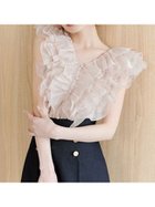 【スナイデル/SNIDEL】の【WEB限定カラーあり】ノースリフリルブラウス PBEG[036]|ID: prp329100004936801 ipo3291000000037373170