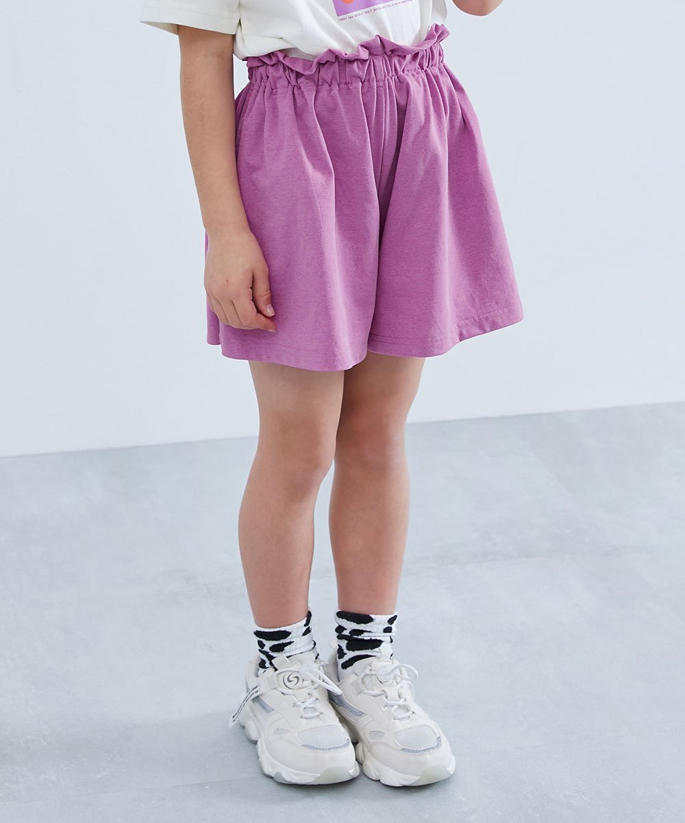 【デビロック/devirock / KIDS】の【イージーウォッシュ】乾燥機OK 防汚 ウエストフリル ショートパンツ 子供服 26SS インテリア・キッズ・メンズ・レディースファッション・服の通販 founy(ファニー) 　ファッション　Fashion　キッズファッション　Fashion for Kids　ボトムス　Bottoms　キュロット　Culottes, Wide Shorts　ショート　Short, Short Length　ストレッチ　Stretch, Stretchy Fabric　なめらか　Smooth, Silky Texture　おすすめ　Recommended / Our Picks　2026年　2026　グレープピンク|ID: prp329100004938496 ipo3291000000037058161