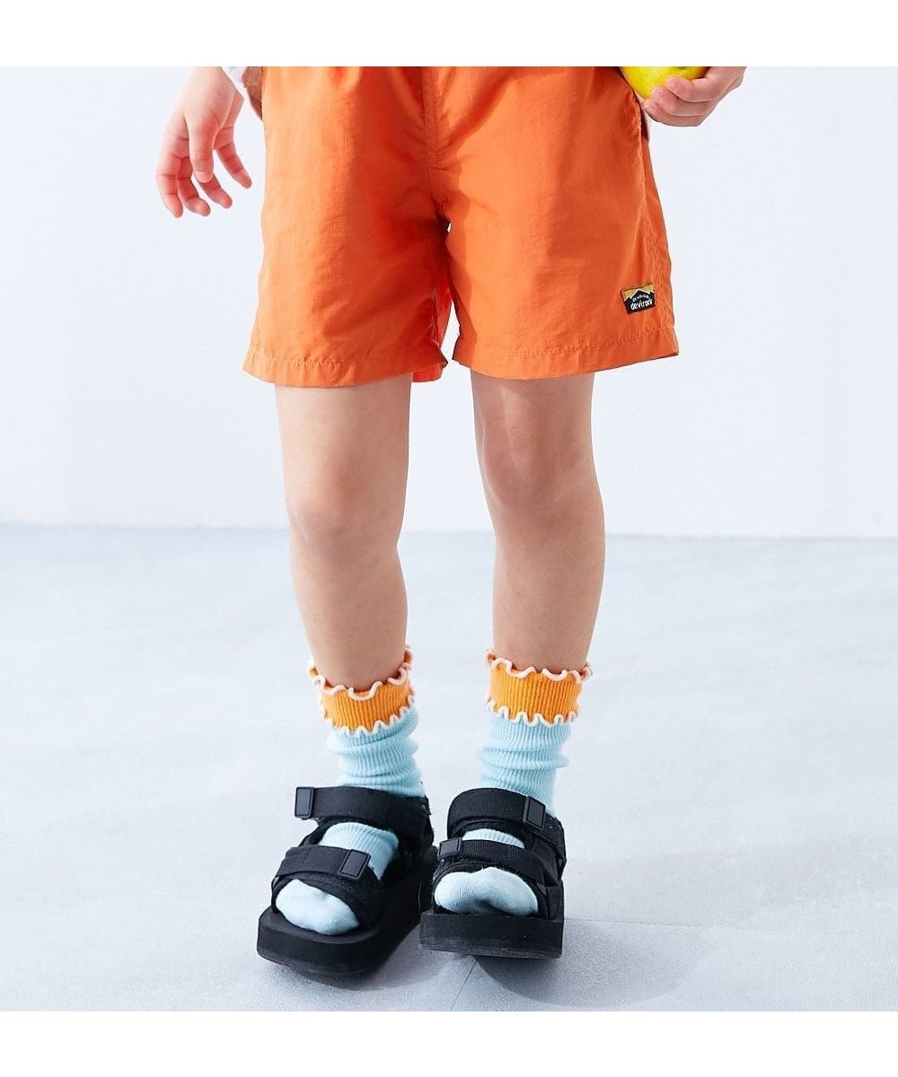 【デビロック/devirock / KIDS】の【水はじく】撥水ナイロン ショートパンツ(水陸両用) 子供服 キッズ 男の子 26SS インテリア・キッズ・メンズ・レディースファッション・服の通販 founy(ファニー) 　ファッション　Fashion　キッズファッション　Fashion for Kids　ボトムス　Bottoms　アウトドア　Outdoor Clothing　ショート　Short, Short Length　シンプル　Simple, Minimal　プリント　Print, Printed Pattern　ポケット　Pocket, Pocket Detail　メッシュ　Mesh, Net Fabric　水着　Swimsuit, Swimwear　おすすめ　Recommended / Our Picks　夏　Summer　2026年　2026　マンダリンオレンジ|ID: prp329100004938498 ipo3291000000037058177