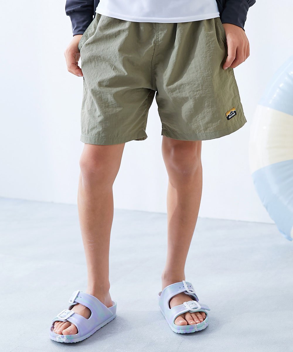 【デビロック/devirock / KIDS】の【水はじく】撥水ナイロン ショートパンツ(水陸両用) 子供服 キッズ 男の子 26SS インテリア・キッズ・メンズ・レディースファッション・服の通販 founy(ファニー) 　ファッション　Fashion　キッズファッション　Fashion for Kids　ボトムス　Bottoms　アウトドア　Outdoor Clothing　ショート　Short, Short Length　シンプル　Simple, Minimal　プリント　Print, Printed Pattern　ポケット　Pocket, Pocket Detail　メッシュ　Mesh, Net Fabric　水着　Swimsuit, Swimwear　おすすめ　Recommended / Our Picks　夏　Summer　2026年　2026　Lカーキ|ID: prp329100004938498 ipo3291000000037058181