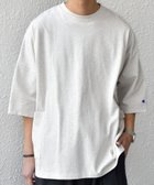 【シップス/SHIPS / MEN】の【SHIPS any別注】Champion ロゴ刺繍 ドルマン キャンプポケット Tシャツ ナチュラル|ID: prp329100004938503 ipo3291000000037321046