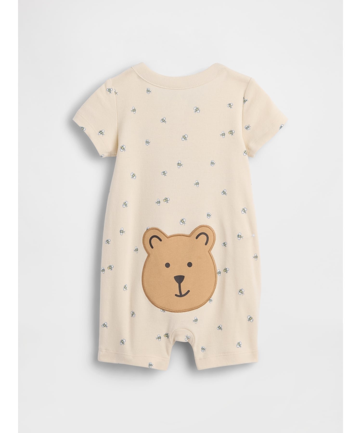【ギャップ/GAP / KIDS】のブラナンベア カバーオール (ベビー) インテリア・キッズ・メンズ・レディースファッション・服の通販 founy(ファニー) 　ファッション　Fashion　キッズファッション　Fashion for Kids　グラフィック　Graphic, Graphic Design　ストレート　Straight, Straight Cut　パッチ　Patch, Appliqué　フィット　Fit, Slim Fit　フロント　Front, Front Design　プリント　Print, Printed Pattern　ベビー　Baby, Babywear　ポケット　Pocket, Pocket Detail　リラックス　Relax, Relaxed Fit　半袖　Short Sleeve, Half Sleeve　CHINO|ID: prp329100004938505 ipo3291000000037058229