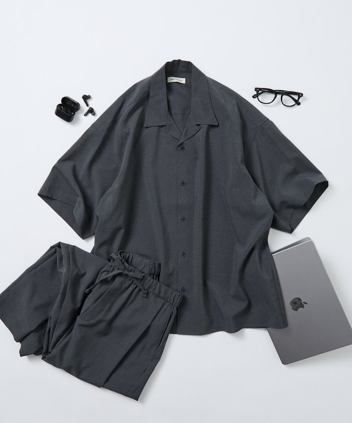 【フリークスストア/FREAK'S STORE】のリラックスフィット リネンタッチ セットアップ/オープンカラーシャツ/ワイドスラックス 【限定展開】 人気、トレンドファッション・服の通販 founy(ファニー) 　ファッション　Fashion　メンズファッション　Fashion for Men　セットアップ　Matching Sets　インナー　Innerwear　カーゴパンツ　Cargo Pants, Utility Pants　軽量　Lightweight, Ultra Light　ショーツ　Shorts, Short Pants　シンプル　Simple, Minimal　スラックス　Slacks, Dress Pants　セットアップ　Set-Up, Coordinated Outfit　タンク　Tank Top, Sleeveless Top　デニム　Denim, Jeans Material　トレンド　Trend, Trending Now　定番　Standard, Basic Item　人気　Popular, Best Seller　バランス　Balance, Style Balance　ビッグ　Big, Oversized　フィット　Fit, Slim Fit　ベーシック　Basic, Essential　ボトム　Bottoms, Lower Wear　リラックス　Relax, Relaxed Fit　ワイド　Wide, Wide Fit　S/S・春夏　SS, Spring/Summer, Warm Season　おすすめ　Recommended / Our Picks　夏　Summer　2026年　2026　 other-1|ID: prp329100004938507 ipo3291000000037058235