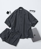 【フリークスストア/FREAK'S STORE】のリラックスフィット リネンタッチ セットアップ/オープンカラーシャツ/ワイドスラックス 【限定展開】 チャコールグレー|ID: prp329100004938507 ipo3291000000037229058