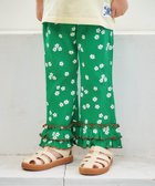 【エフオー オンラインストア/F.O.Online Store / KIDS】のWEB限定 ワッフルフリルレギンス 10分丈 人気、トレンドファッション・服の通販 founy(ファニー) ファッション Fashion キッズファッション Fashion for Kids プリント Print, Printed Pattern レギンス Leggings, Stretch Pants thumbnail グリーン|ID: prp329100004938511 ipo3291000000037058260