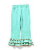 【エフオー オンラインストア/F.O.Online Store / KIDS】のWEB限定 ワッフルフリルレギンス 10分丈 人気、トレンドファッション・服の通販 founy(ファニー) ファッション Fashion キッズファッション Fashion for Kids プリント Print, Printed Pattern レギンス Leggings, Stretch Pants thumbnail ミント|ID: prp329100004938511 ipo3291000000037058262